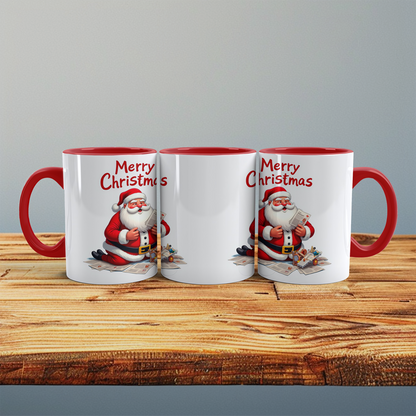 Lustige Weihnachts-Tasse mit Weihnachtsmann-Design – Perfektes Geschenk für ein fröhliches Merry Christmas!