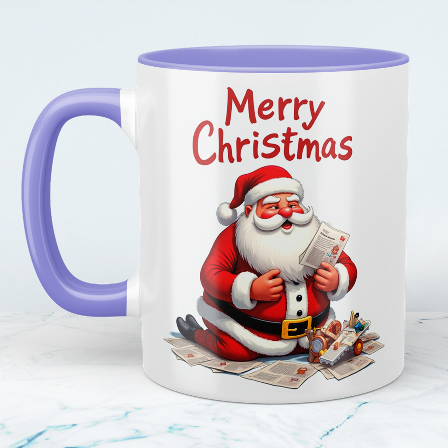 Lustige Weihnachts-Tasse mit Weihnachtsmann-Design – Perfektes Geschenk für ein fröhliches Merry Christmas!