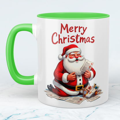 Lustige Weihnachts-Tasse mit Weihnachtsmann-Design – Perfektes Geschenk für ein fröhliches Merry Christmas!