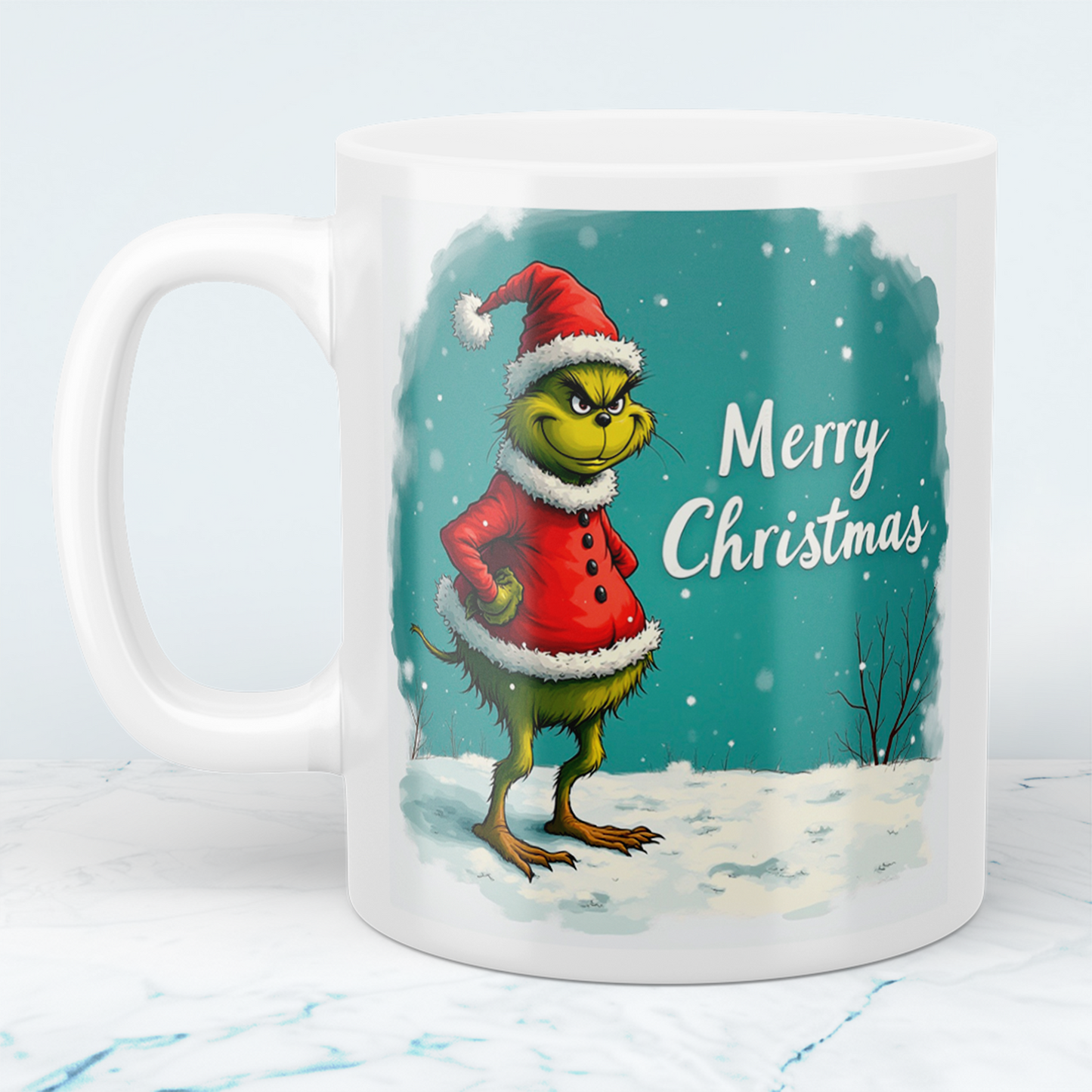 Frohe Weihnachten! Grinch-Tasse – Lustiges Geschenk für alle, die den Humor lieben!
