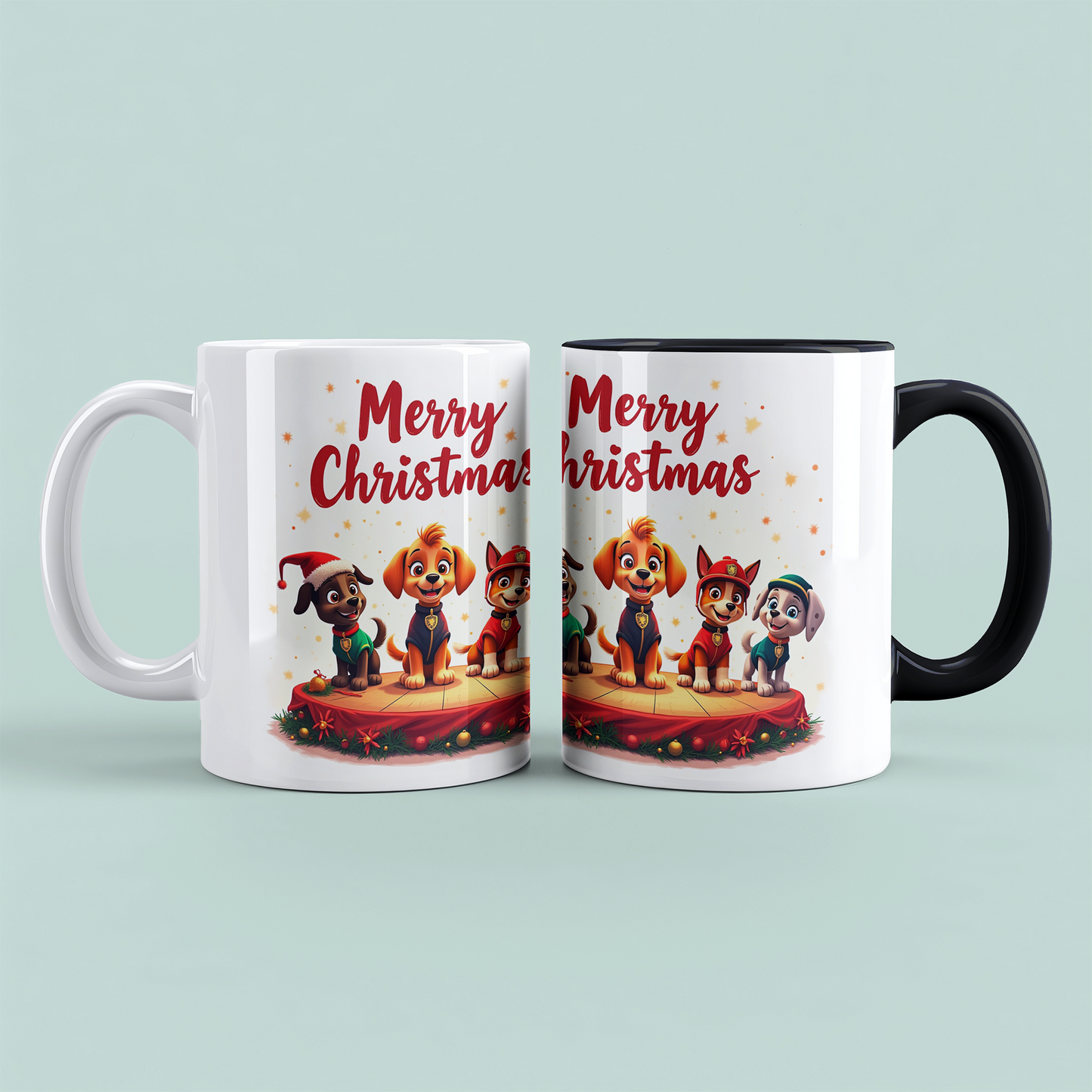 Lustige Weihnachts-Tasse mit Paw Patrol Design – Perfektes Geschenk für ein fröhliches Merry Christmas!
