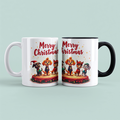 Lustige Weihnachts-Tasse mit Paw Patrol Design – Perfektes Geschenk für ein fröhliches Merry Christmas!