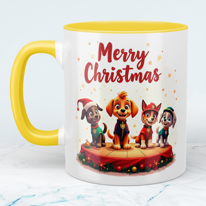 Lustige Weihnachts-Tasse mit Paw Patrol Design – Perfektes Geschenk für ein fröhliches Merry Christmas!