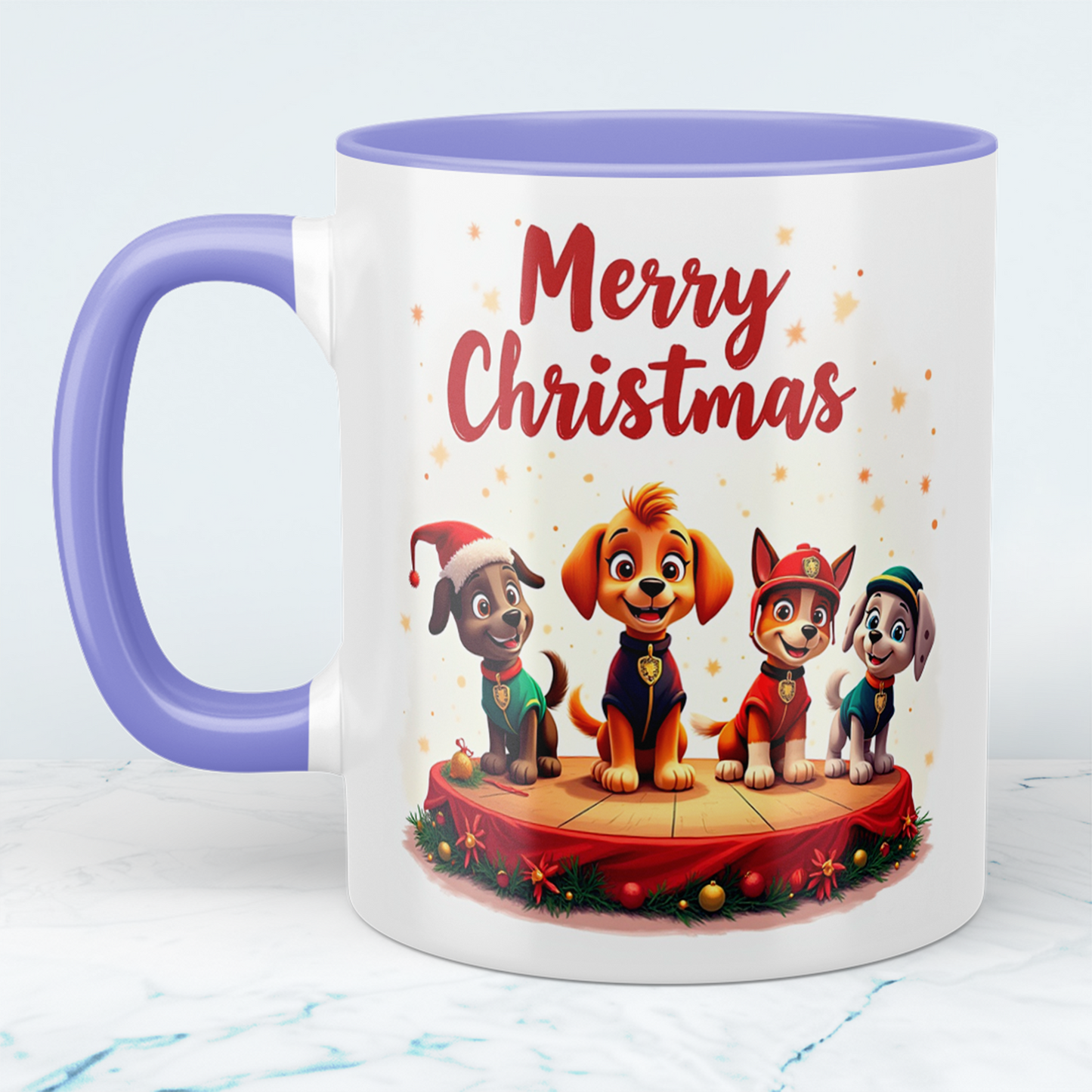Lustige Weihnachts-Tasse mit Paw Patrol Design – Perfektes Geschenk für ein fröhliches Merry Christmas!