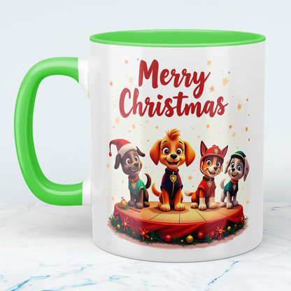 Lustige Weihnachts-Tasse mit Paw Patrol Design – Perfektes Geschenk für ein fröhliches Merry Christmas!