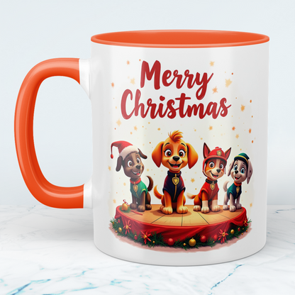 Lustige Weihnachts-Tasse mit Paw Patrol Design – Perfektes Geschenk für ein fröhliches Merry Christmas!