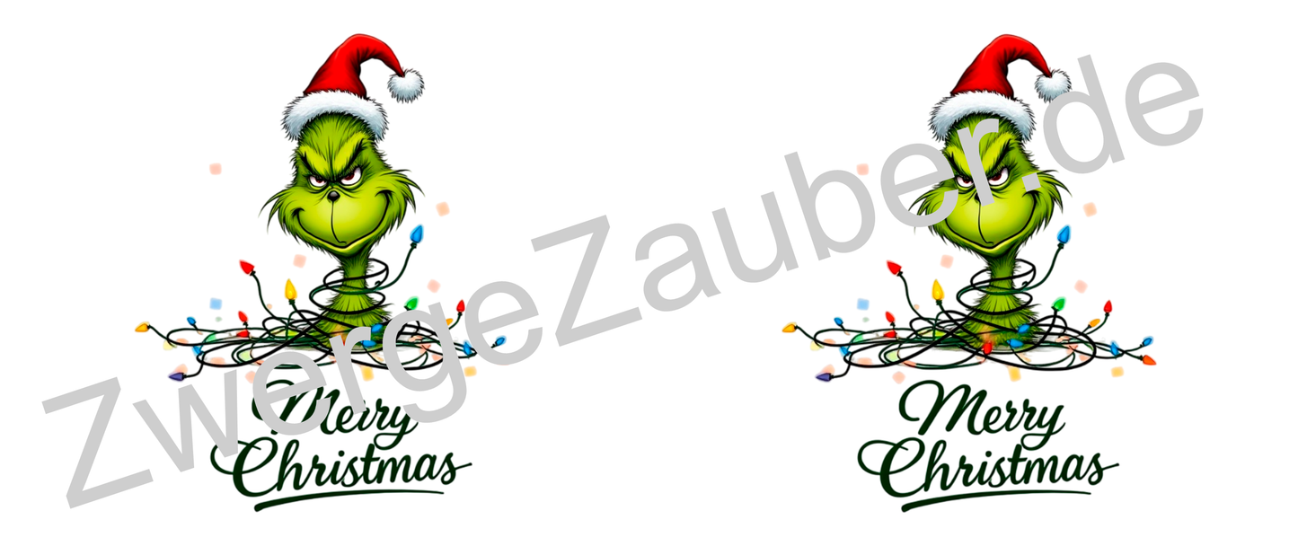 Lustige bedruckte Weihnachtstasse mit Grinch – Merry Christmas Geschenkidee für Fröhliche Feiertage!