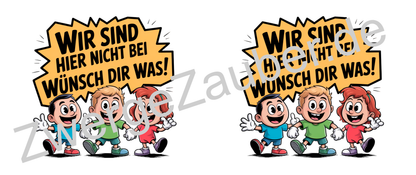 Fun Tasse „Wir sind hier nicht bei Wünsch dir was!“ – Geschenk für Kollegen & Familie