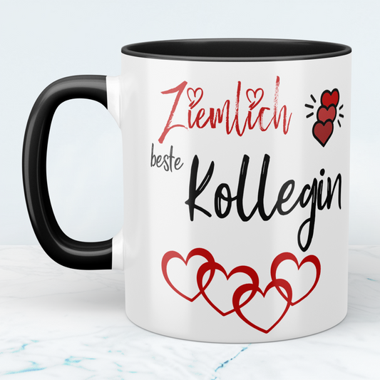 Pretty Best Colleague Mug Perfect gift for friends and work colleagues Funny coffee mug for the office and everyday life