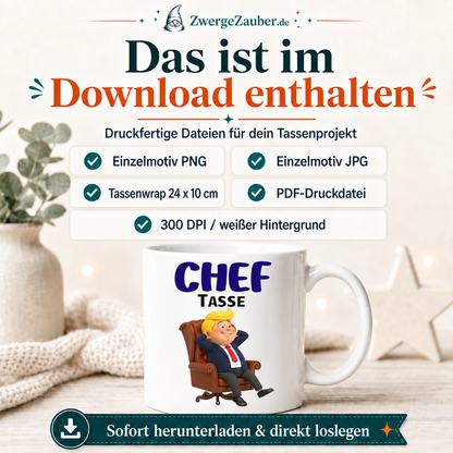 ZwergeZauber Tassendesign Cheftasse – Verkaufsbild 2