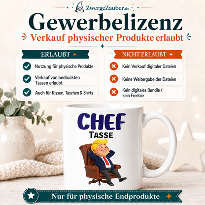 ZwergeZauber Tassendesign Cheftasse – Verkaufsbild 4