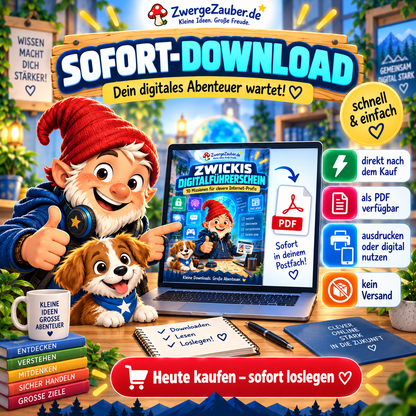 Zwickis Digitalführerschein als PDF Sofort-Download zum direkten Herunterladen, Ausdrucken oder digitalen Bearbeiten