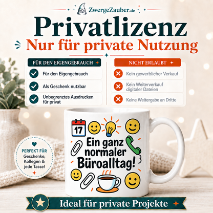 ZwergeZauber Tassendesign Ein ganz normaler Büroalltag – Verkaufsbild 3