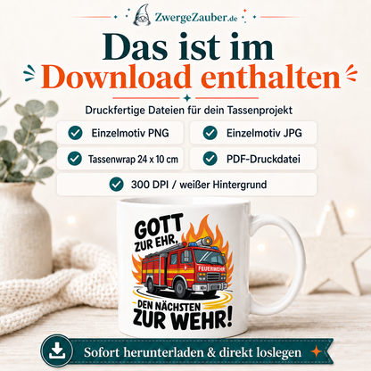 ZwergeZauber Tassendesign Gott zur Ehr, den Nächsten zur Wehr! – Verkaufsbild 2
