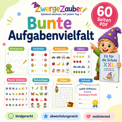 Schulstart-Abenteuer mit Zwicki inklusive Schulstart-Missionen und Urkunde – 60 Seiten ZwergeZauber PDF