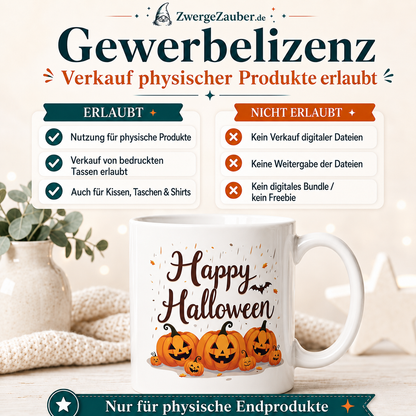ZwergeZauber Tassendesign Happy Halloween – Kürbis Familie – Verkaufsbild 4