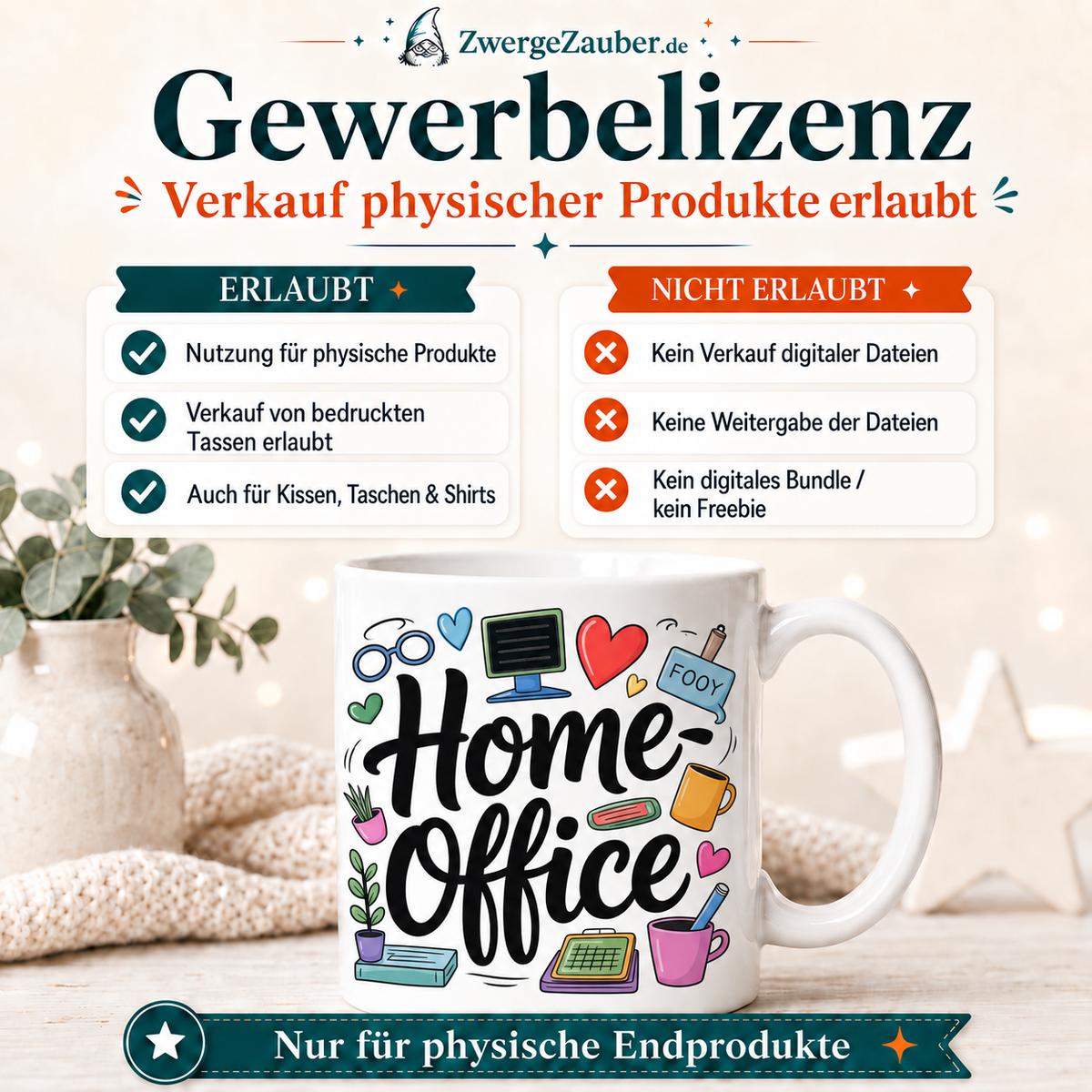 ZwergeZauber Tassendesign Homeoffice – Verkaufsbild 4
