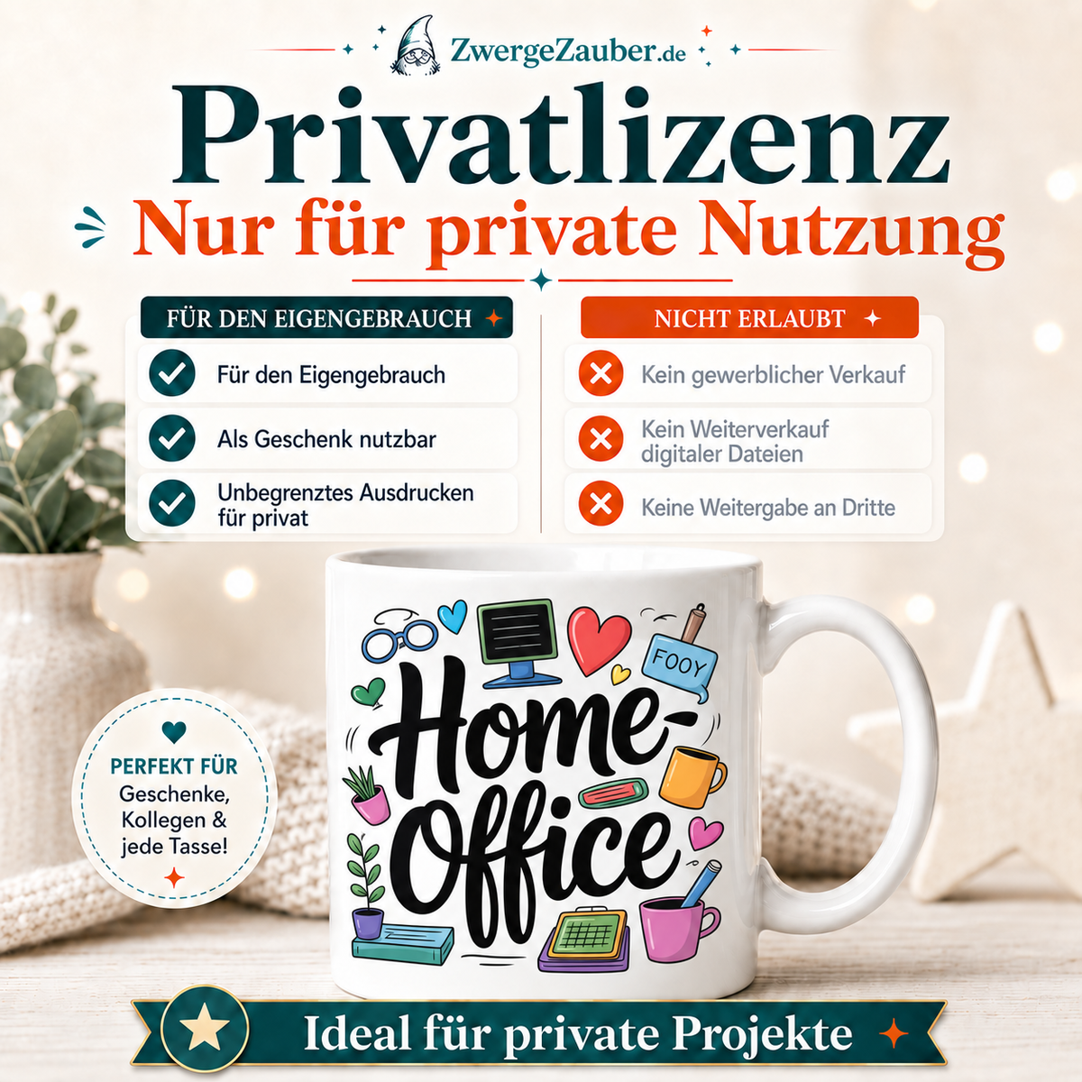 ZwergeZauber Tassendesign Homeoffice – Verkaufsbild 3