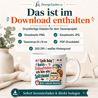 ZwergeZauber Tassendesign Ich bin ein Spätzünder – Verkaufsbild 2
