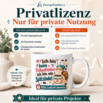 ZwergeZauber Tassendesign Ich bin ein Spätzünder – Verkaufsbild 3