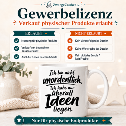 ZwergeZauber Tassendesign Ich bin nicht unordentlich – Verkaufsbild 4