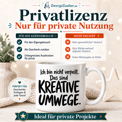 ZwergeZauber Tassendesign Ich bin nicht verpeilt – Verkaufsbild 3
