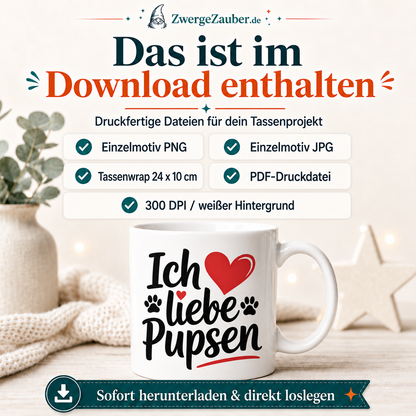 ZwergeZauber Tassendesign Ich liebe Pupsen – Verkaufsbild 2