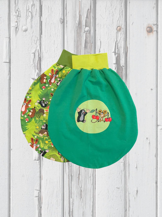 Pucksack Gr. 56/62, Pauli, Baby, Mädchen, Junge, Schlafsack, Strampelsack, Jersey, handmade