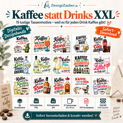 ZwergeZauber Tassendesign 15 lustige Tassendesigns als Digital Download – Verkaufsbild 2