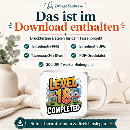ZwergeZauber Tassendesign Level 18 Completed  – Verkaufsbild 2