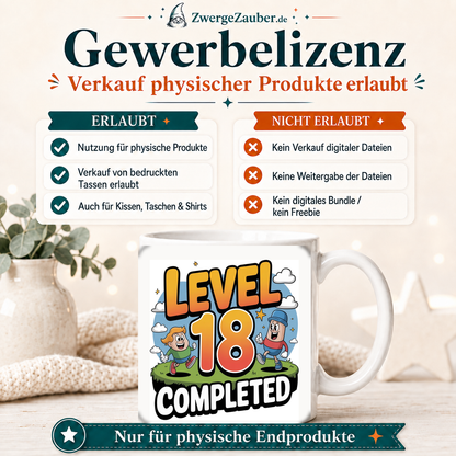 ZwergeZauber Tassendesign Level 18 Completed  – Verkaufsbild 4