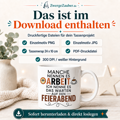 ZwergeZauber Tassendesign Manche nennen es Arbeit  – Verkaufsbild 2