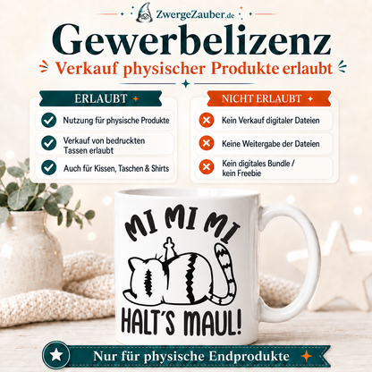 ZwergeZauber Tassendesign Mi Mi Mi – Halt’s Maul!  – Verkaufsbild 4