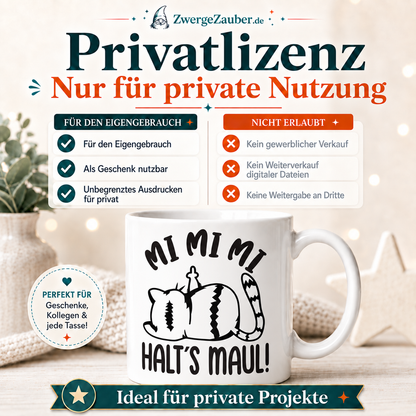 ZwergeZauber Tassendesign Mi Mi Mi – Halt’s Maul!  – Verkaufsbild 3