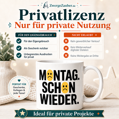 ZwergeZauber Tassendesign Montag schon wieder? – Verkaufsbild 3