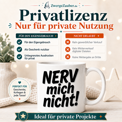 ZwergeZauber Tassendesign Nerv mich nicht! – Verkaufsbild 3