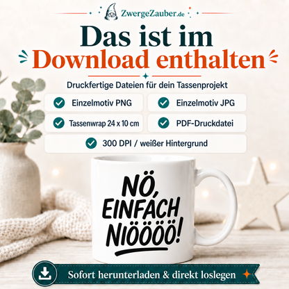 ZwergeZauber Tassendesign Nö, einfach NÖÖÖÖ!  – Verkaufsbild 2