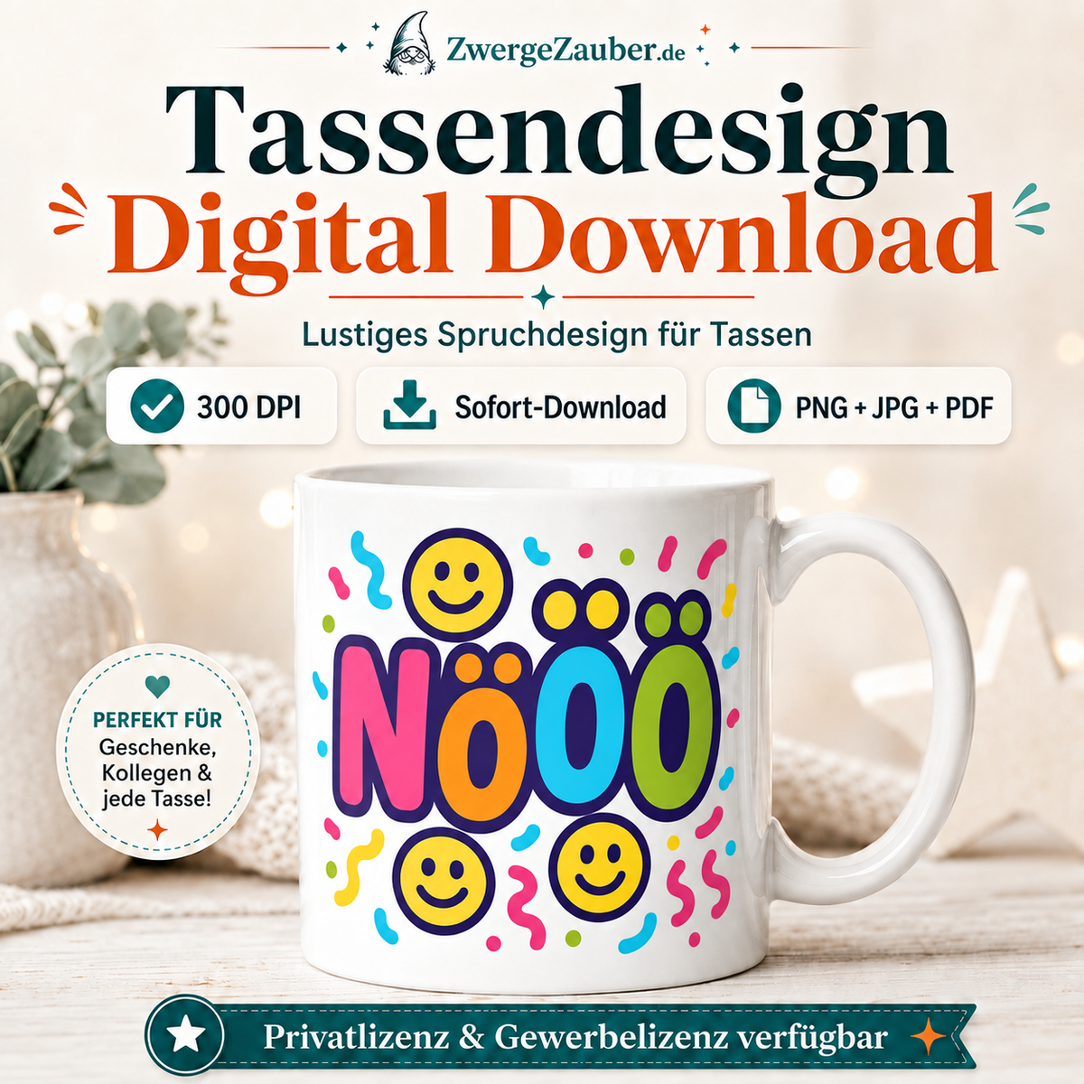 ZwergeZauber Tassendesign Nööö – Verkaufsbild 1