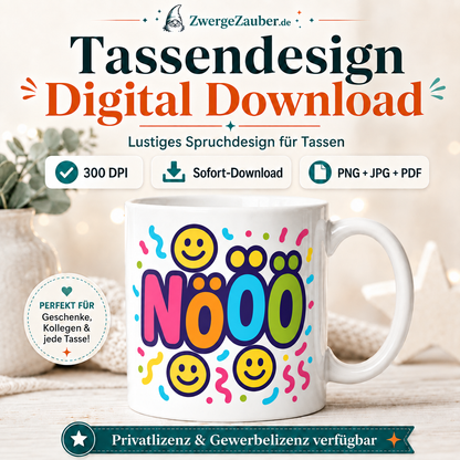 ZwergeZauber Tassendesign Nööö – Verkaufsbild 1