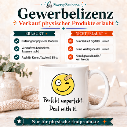 ZwergeZauber Tassendesign Perfekt unperfekt. Deal with it. – Verkaufsbild 4