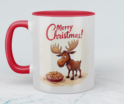 Weihnachtstasse mit witzigem Elch – Das perfekte Geschenk für Weihnachtsliebhaber!