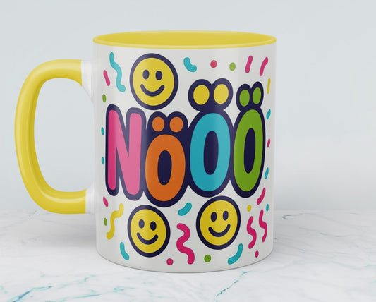 Humorvolle Bürotasse mit Spruch „Nööö“ – Perfektes Geschenk für Kollegen