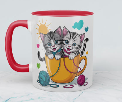 Niedliche Kätzchen-Tasse: Lustiges Geschenk für Kinder – Für kleine Tierliebhaber und große Freude!