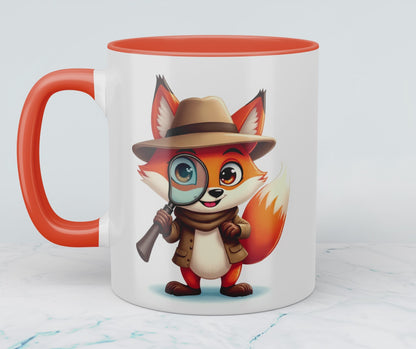 Niedliche Fuchs-Kindertasse – Lustiger Druck für kleine Abenteuerlustige