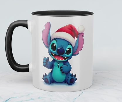 Weihnachtszauber mit Stitch – Die perfekte Kinder-Tasse für frohe Zeiten!