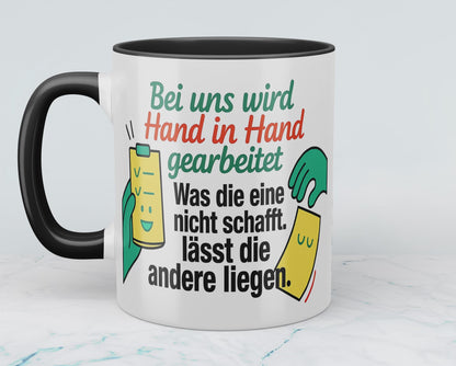 Kaffee mit Teamgeist: Was die eine nicht schafft, lässt die andere liegen