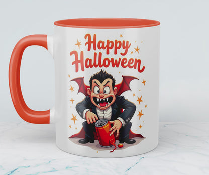 Fantasievolle Happy Halloween Tasse mit lustiger Drachenfigur – Das perfekte Geschenk für Halloween-Fans!