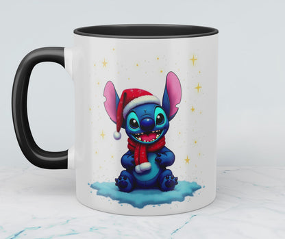 Jingle Bells und Stitch – Die ideale Tasse für festliche Trinkpausen!