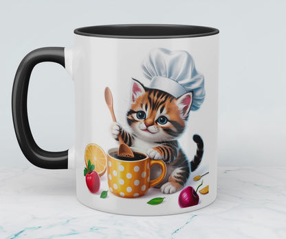 Niedliche Katzen-Koch-Tasse: Lustiges Geschenk für Kinder – Perfekt für kleine Tierliebhaber und Küchenchefs!