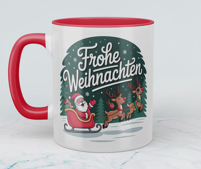 Frohe Weihnachten! Charmante Weihnachtstasse mit festlichem Spruch – das perfekte Geschenk für Groß und Klein!